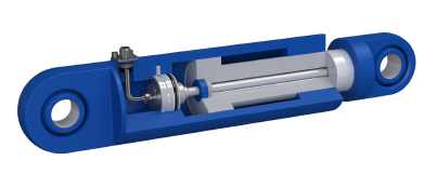 Controle de posição em cilindros hidráulicos - Novotechnik - Cardella Automation